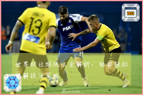 世界杯让球玩法全解析，助你轻松理解投注策略