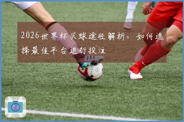 2026世界杯买球途径解析，如何选择最佳平台进行投注